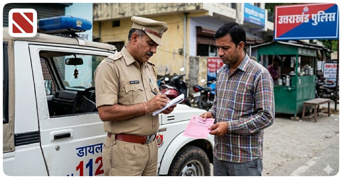 Police Karrwai Action Challan
