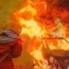 (Nainital-Fire in 7-8 Shops of Market of Bhawali)